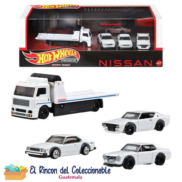 Hot wheels collector set nissan skyline 1:64 1/64 Guatemala autos a escala carros vehículos coleccionables coleccion