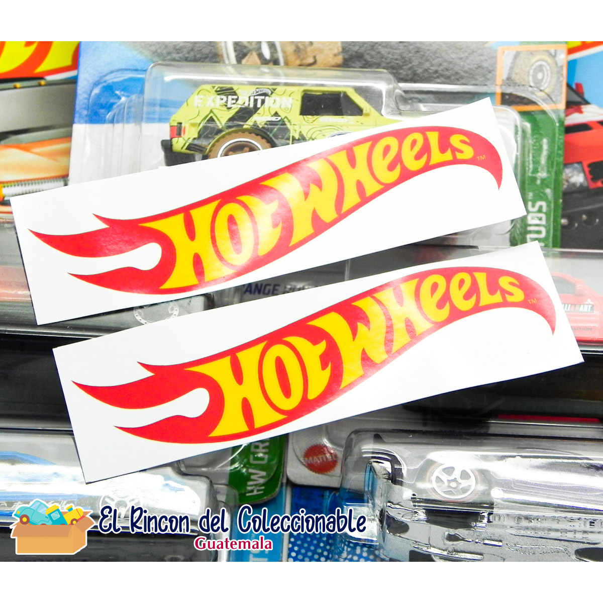 Sticker Logo Hot Wheels - Guatemala