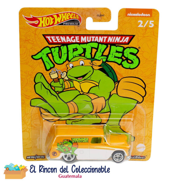 Hot Wheels Premium escala 1:64 1/64 Guatemala autos a escala carros vehículos coleccionables colección tortugas ninja TMNT Michelangelo