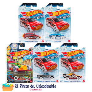 Hot Wheels escala 1:64 1/64 Guatemala autos a escala carros vehículos coleccionables colección navidad navideña