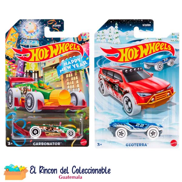 Hot Wheels escala 1:64 1/64 Guatemala autos a escala carros vehículos coleccionables colección navidad navideña