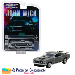 Greenlight hollywood escala 1:64 1/64 Guatemala autos a escala carros vehículos coleccionables colección john wick mustang