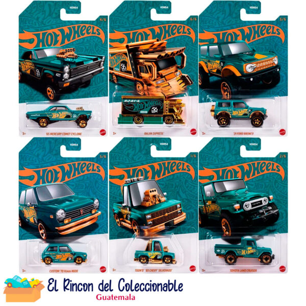 Hot Wheels escala 1:64 1/64 Guatemala autos a escala carros vehículos coleccionables colección pearl and Chrome 2024