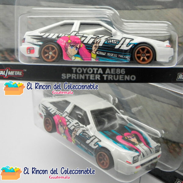 Hot Wheels Premium escala 1:64 1/64 Guatemala autos a escala carros vehículos coleccionables colección ae86 toyota trueno