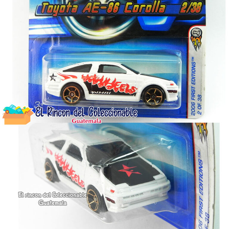 Hot Wheels Toyota AE86 Corolla - Guatemala