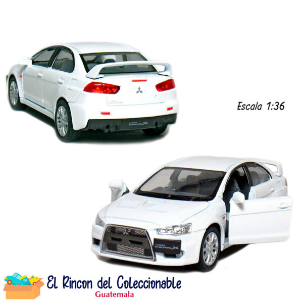 kinsmart Escala 1:32 1/32 Guatemala autos a escala carros vehículos coleccionables colección mitusibishi