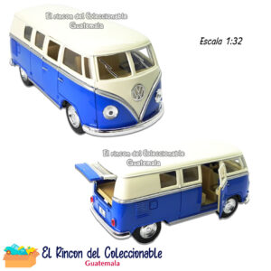 kinsmart Escala 1:32 1/32 Guatemala autos a escala carros vehículos coleccionables colección combi volkswagen