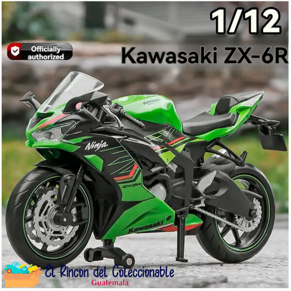 motocicleta moto guatemala diecast kawasaki 1:12 1/12 coleccionable coleccion