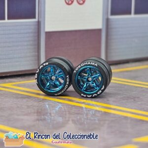 llanta neumatico rueda para colocar a carritos hot wheels 1/64