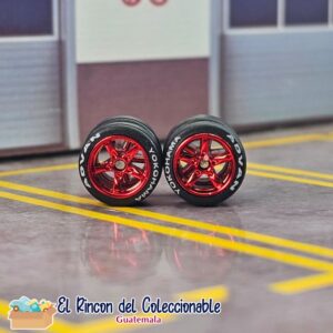llanta neumatico rueda para colocar a carritos hot wheels 1/64