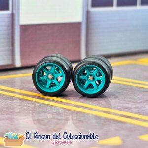llanta neumatico rueda para colocar a carritos hot wheels 1/64